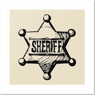 Western Era - Sheriff Badge 2 Posters and Art